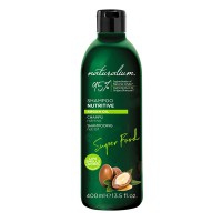 Champô Nutritivo Azeite de Argán Naturalium Superfood (400 ml): Limpa e suaviza o teu cabelo enquanto hidrata-o em profundidade